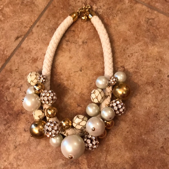 Amazing rope Kate Spade necklace w pearl and gold - Picture 2 of 5
